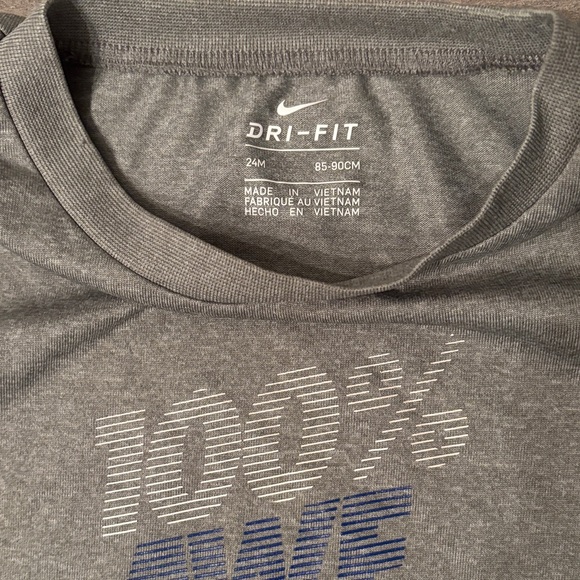 Nike Gray and Navy Dri-Fit Toddler Outfit - Picture 2 of 5